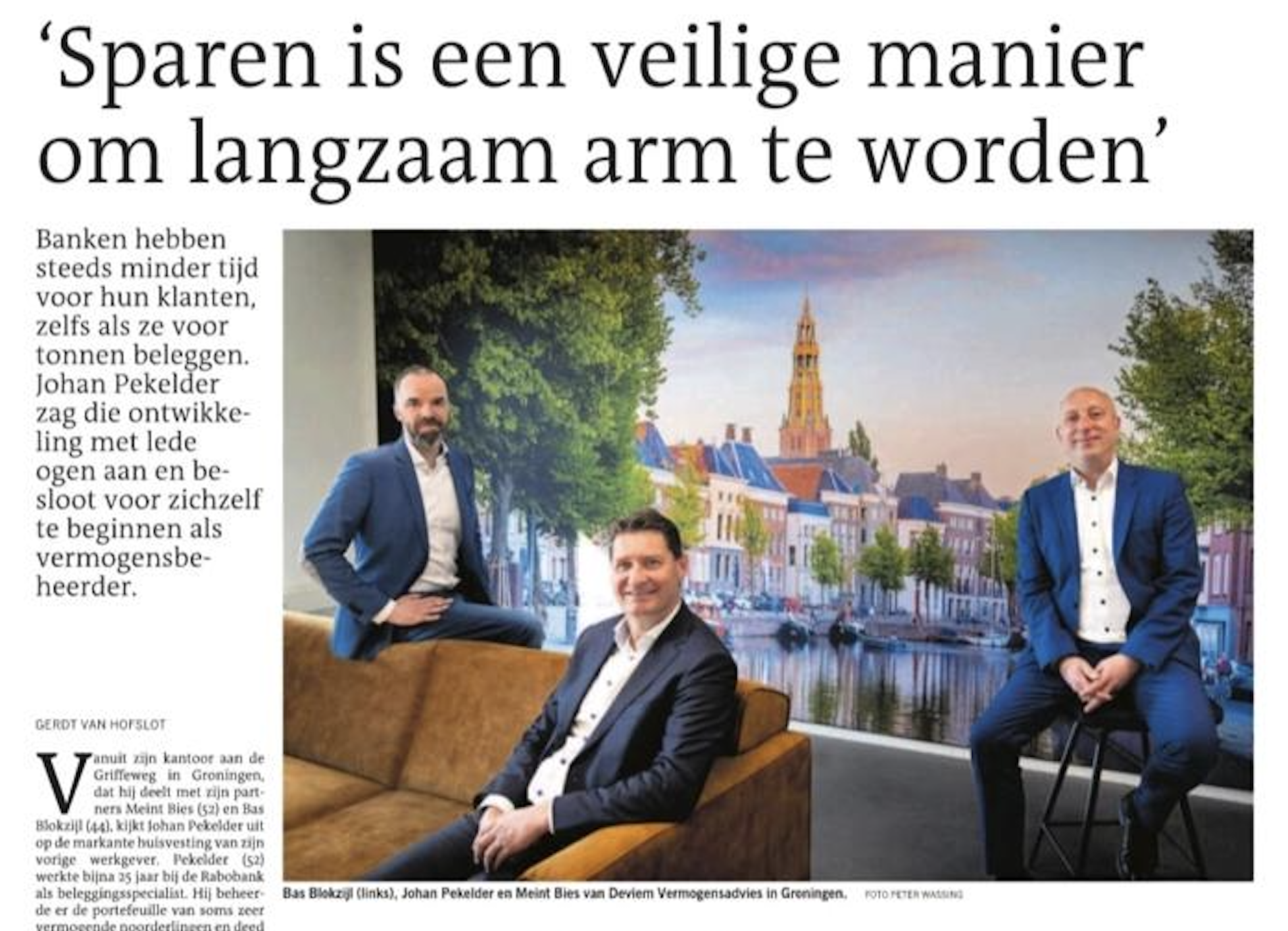 Dagblad van het Noorden – 22 april 2023